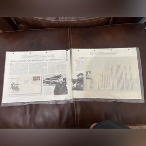 Vintage First Day Cover Stamp Sheets (1981–1982) Reader’s Digest Set of 2